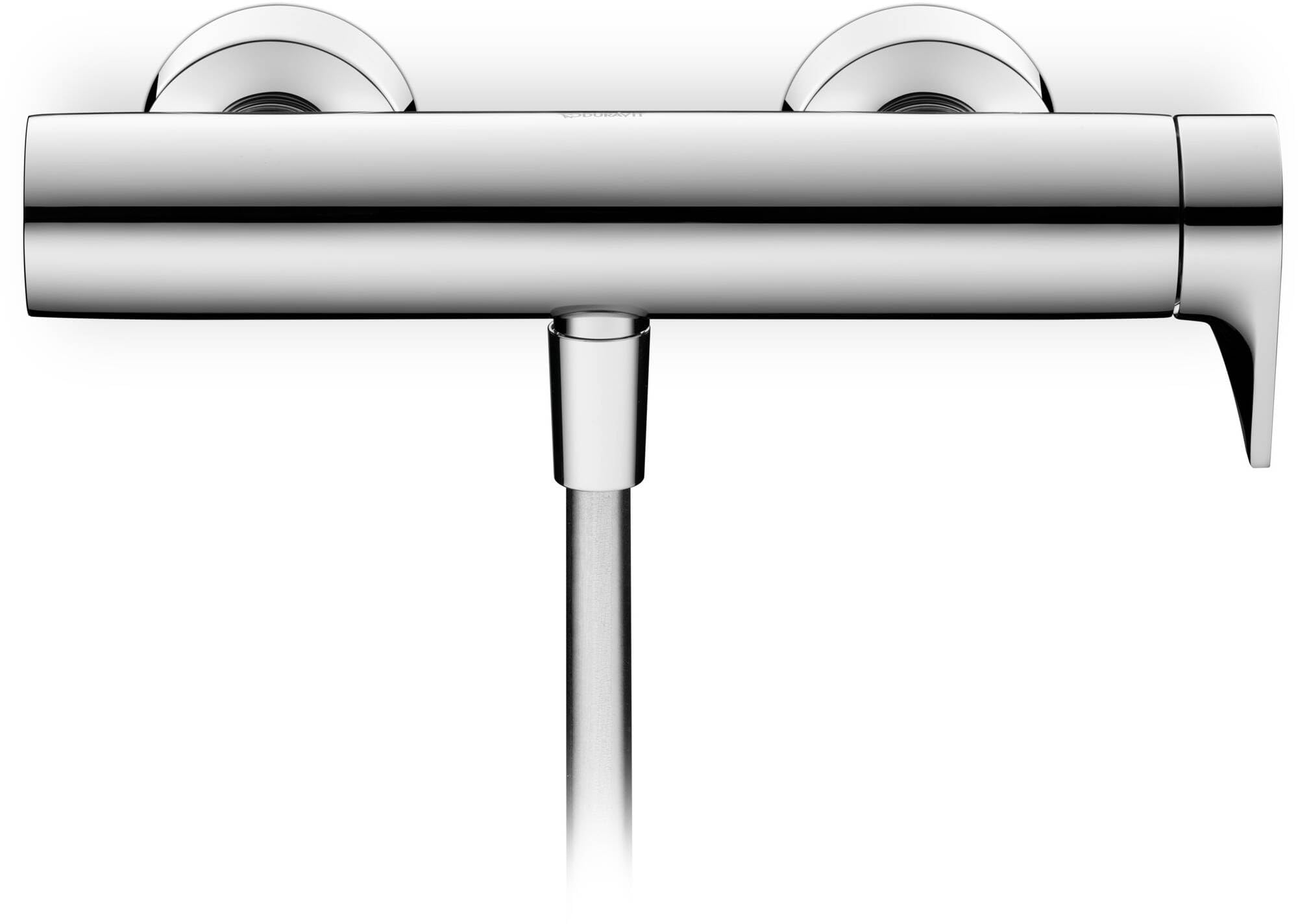 Duravit Tulum Surface-Mounted Single Lever Shower Mixer Tap with Ceramic Mixer System Chrome, 7.5 - Image 3