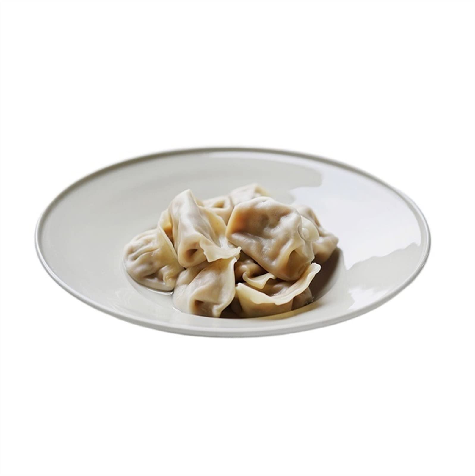 HPTHLY Plate Ceramic Deep Plate Tableware Breakfast Plate Fruit Plate Solid Salad Plate Dessert Plate Dinner Plate Kitchen Restaurant Home Plate Dessert Plate (S)