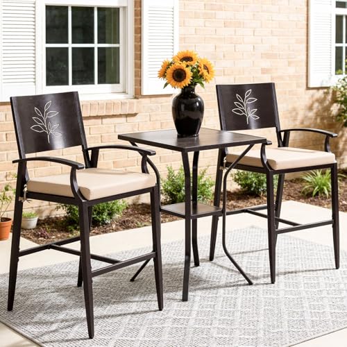 ZZWHOM 3-Piece Outdoor Bar Set