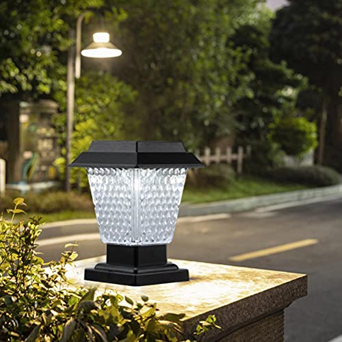 Lampadaire de jardin LED solaire IP65 pour balisage de terrasse et clôture