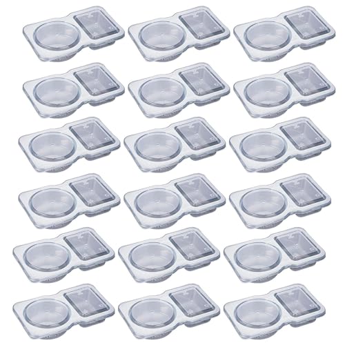 SVCEQZE �X�i�b�N�p�b�N �e��A 30�� �_�u���R���p�[�g�����g�������R���e�i�A 14x8.5x2.5cm �X�i�b�N �e��A �_�u�� �R���p�[�g�����g �R���e�i�A �ė��p�\�� �p�b�N �A �W�t���� �A�W�t���Z�� �A�R��h�~�|�[�V�����J�b�v�A�f�B�b�v