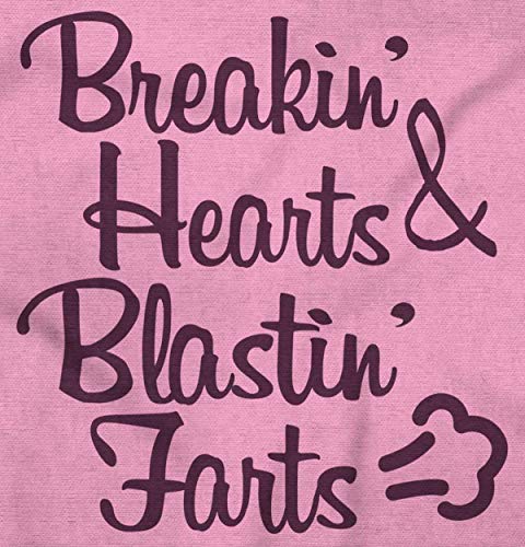 Image of Breakin Hearts Blastin Funny Silly Baby Romper Boys or Girls