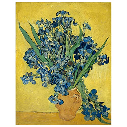 Niik Stampa vaso con iris di vincent van gogh 100