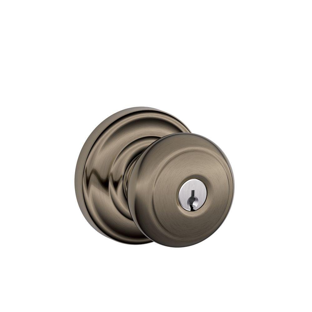 SCHLAGE Andover Knob - Keyed Entry Lock -11