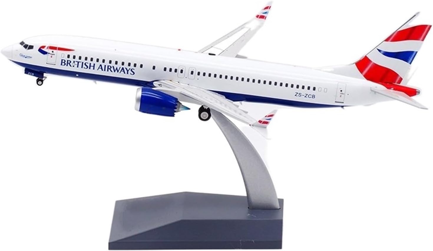 Die Cast Plane 1 200 for B737-8 Die Cast Alloy Aircraft Model Collection Souvenir Ornaments Display Vehicle Toys Gift Finished Metal Airplane