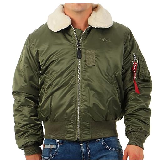 Alpha Industries herr 100107-1 m jacka, grön (Sage/Green 1), medium