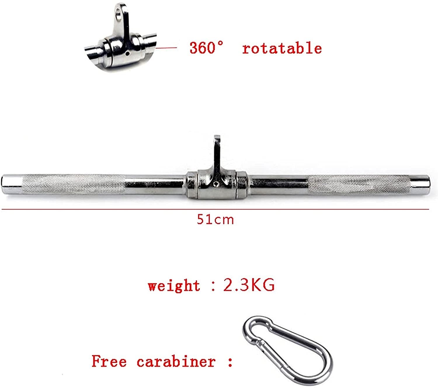 Amazon.co.jp: LATケーブルアタッチメント、回転ストレートバー、V