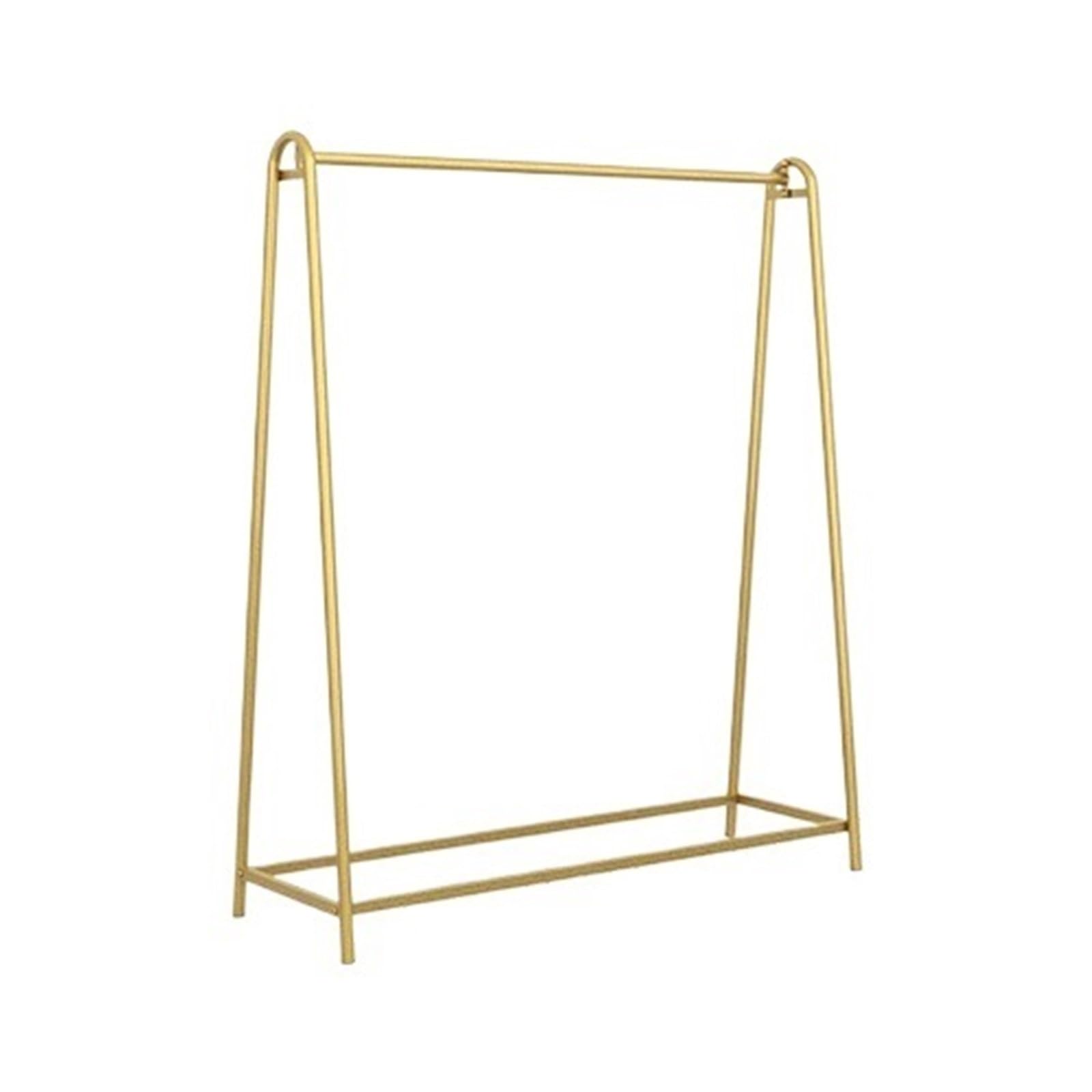 LJHFG63KUYT Clothes Rack Clothing Store Display Shelves, Iron Gold, Hanging Hangers Display Stand(Medium)