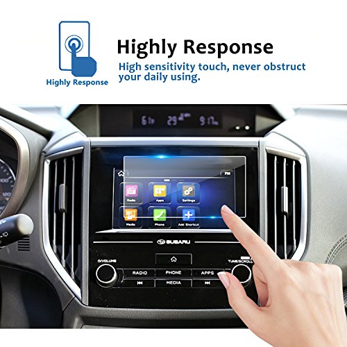 Lfotpp Car Navigation Screen Protector For 2018 Crosstrek Impreza Starlink 6.5 Inch, Tempered Glass 9H Hardness Car Infotainment Stereo Display Center Touchscreen Protective Film #TOP3