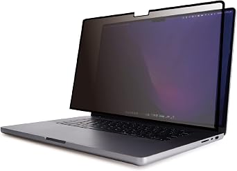 Moshi Umbra Privacy Screen Protector for MacBook Pro 16-inch 2023 2021 M2 M1, Anti-Spy, Scratch Protection, Fingerprint Resistant, Blue Light Filter, Easy-Installation