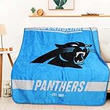 Northwest NFL Legion Raschel Throw, 50' x 60' Carolina Panthers
