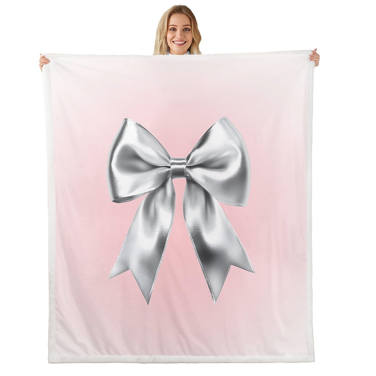 Couverture polaire avec nœud le cadeau kawaii idéal pour filles et adolescents