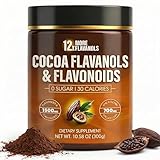 High Flavanol Cocoa Powder –𝟏𝟓𝟎𝟎𝐦𝐠 𝐂𝐨𝐜𝐨𝐚 𝐅𝐥𝐚𝐯𝐚𝐧𝐨𝐥𝐬 𝐰𝐢𝐭𝐡 𝟕𝟎𝟎𝐦𝐠 𝐄𝐩𝐢𝐜𝐚𝐭𝐞𝐜𝐡𝐢𝐧, 𝟏𝟐𝐗 𝐇𝐢𝐠𝐡𝐞𝐫 𝐅𝐥𝐚𝐯𝐚𝐧𝐨𝐥 𝐂𝐨𝐧𝐭𝐞𝐧𝐭 𝐓𝐡𝐚𝐧 𝐑𝐞𝐠𝐮𝐥𝐚𝐫 𝐂𝐨𝐜𝐨𝐚 – Premium Antioxidant for 𝐂𝐢𝐫𝐜𝐮𝐥𝐚𝐭𝐢𝐨𝐧, 𝐄𝐧𝐞𝐫𝐠𝐲, 𝐇𝐞𝐚𝐫𝐭 & 𝐁𝐫𝐚𝐢𝐧 𝐒𝐮𝐩𝐩𝐨𝐫𝐭