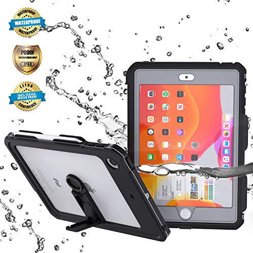 iPad 10.2 Waterproof Case, EFFUN IP68 Full Body Protection Built in Screen Protector