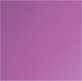 Anodized Aluminum Sheet Metal 12 x 12 x 1/32 Inch Purple Metal Plates for Laser Engraving, 0.8MM Thin Decorative Sheets for Crafting, House Decoration