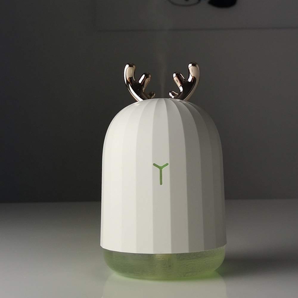 Zen'Aroma Difusor eléctrico de Perfume para casa Lilou – Difusor ultrasónico de Aceite Esencial aromaterapia – Humidificador USB – 2 Modos de difusión – Apagado automático – Iluminación LED Colorida