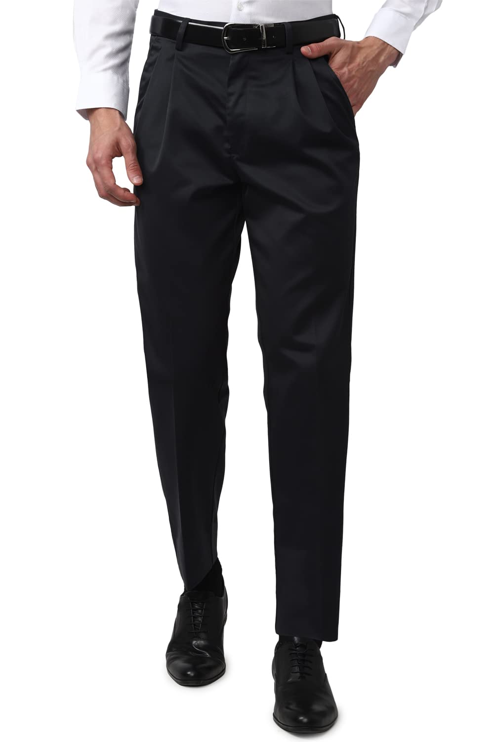 peter england Men's Mid Rise Regular Casual Pants-picture-20