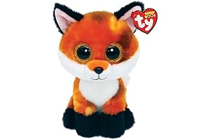 Ty - Beanie Boo's - Meadow The Fox Soft Toy, 15 cm, Tricolour