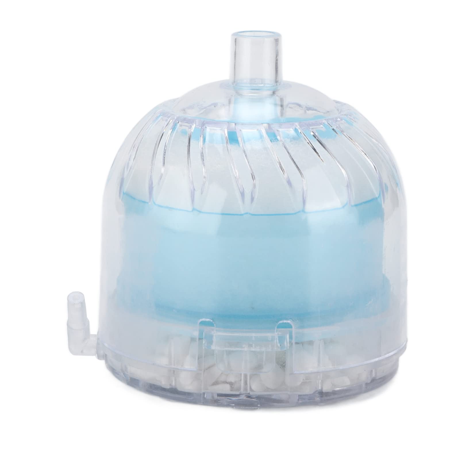 Gavigain Aquarium Air Driven Filter Plastic Pneumatic Filter Cleaning Increasing Oxygen Fish Tank Filters for General Fish Tanks Transparent Plastic Material