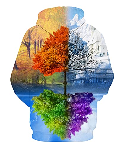 LAIDIPAS Hoodies for Men Women 3D Pullover Cool Hoodie Graphic Novelty Hooded Sweatshirts with Pocket - Image 3