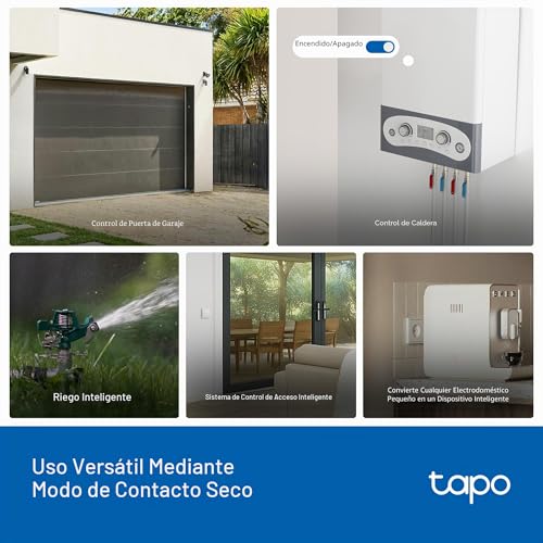 Miniatura 4 de Tapo S110E - Módulo interruptor inteligente Wi-Fi + Bluetooth, contact seco/húmedo, monitor de energía, compatible con Matter, Alexa, Google Home y Apple Home