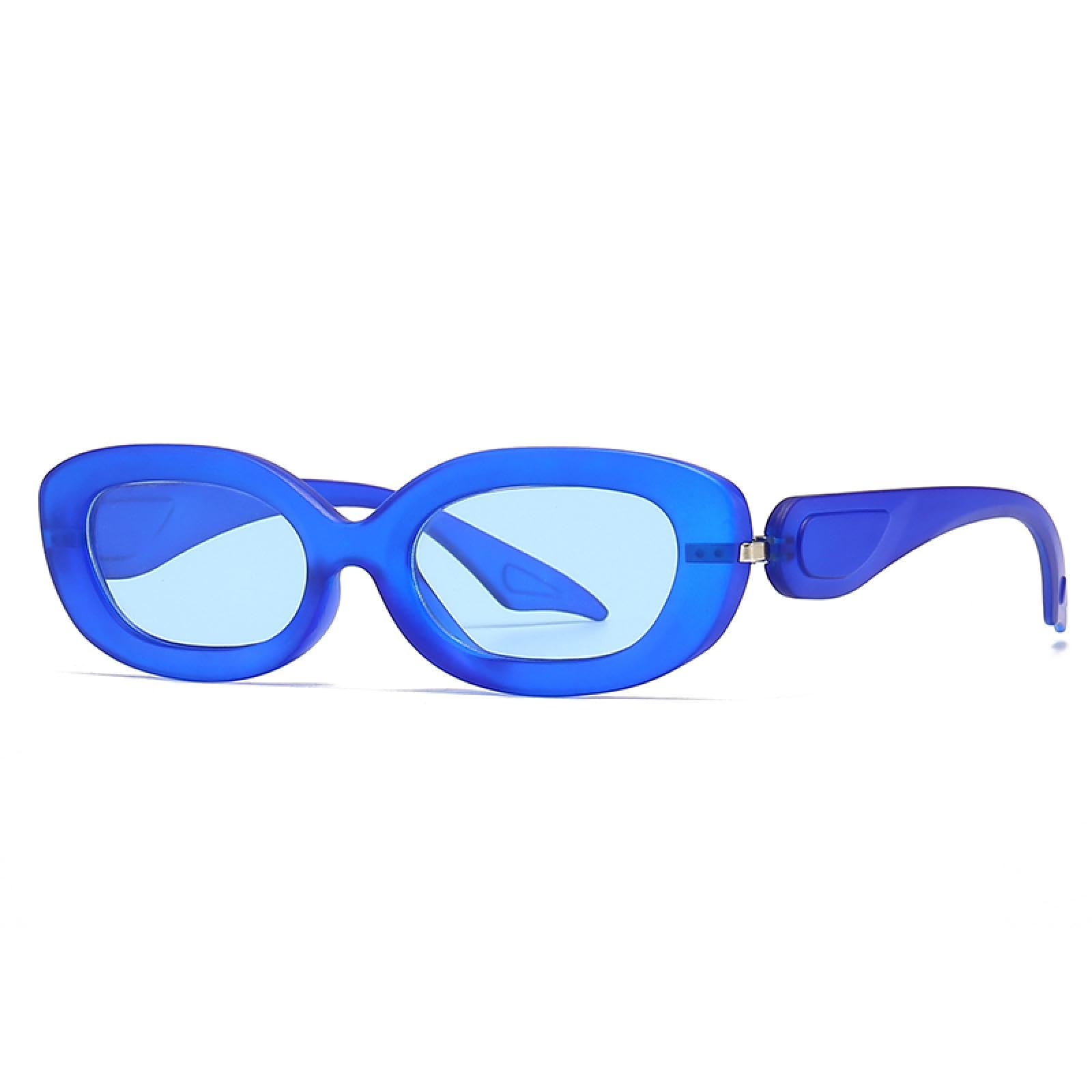 Owalne, dekoracyjne okulary przeciwsłoneczne dla mężczyzn, nowoczesne, retro zauszniki, okulary przeciwsłoneczne w stylu jumping dla kobiet