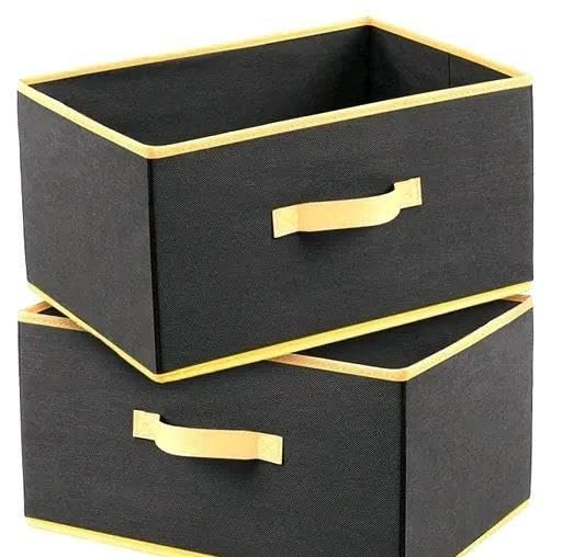 Wardrobe Clothes Organizer For Folded Clothes With Handle, Closet Drawer Organizers For black-image-21