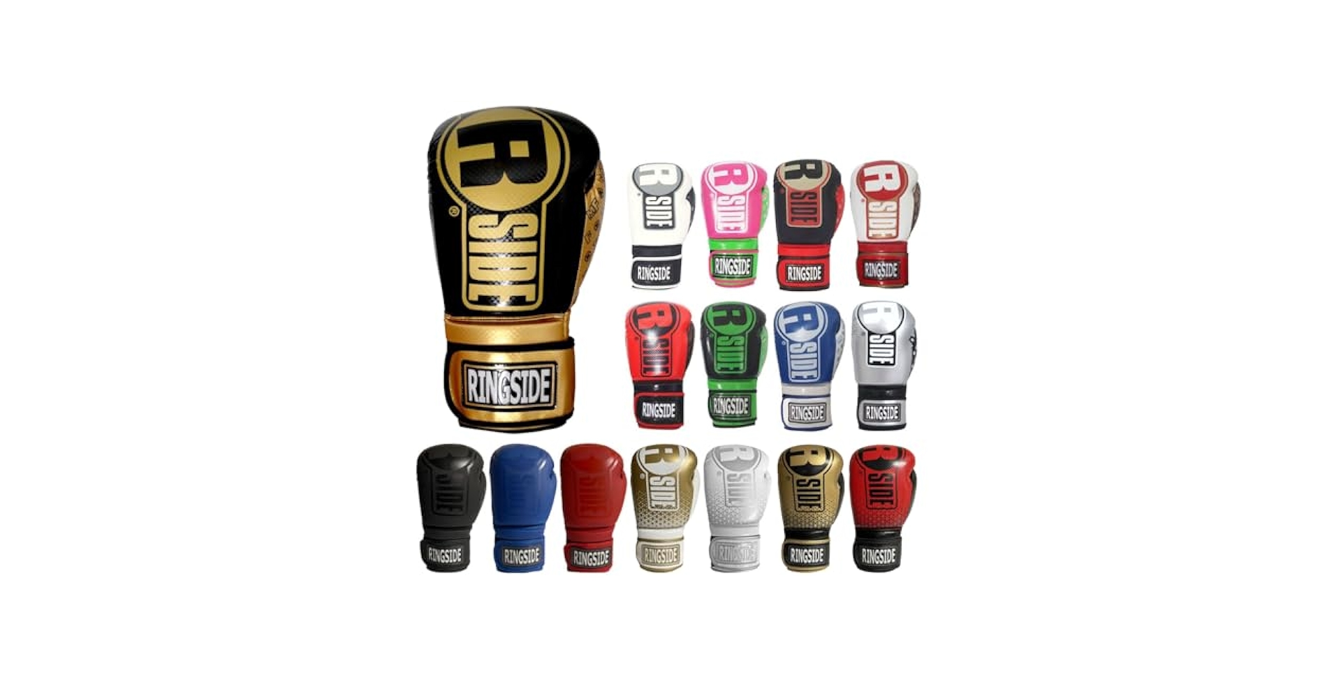 Amazon.com : Ringside Unisex Adult Black/Gold 14 Oz Glove