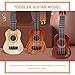 2pcs Mini Ukulele Kids Musical Instrument Toy Plastic Guitar Model Guitar for Kids