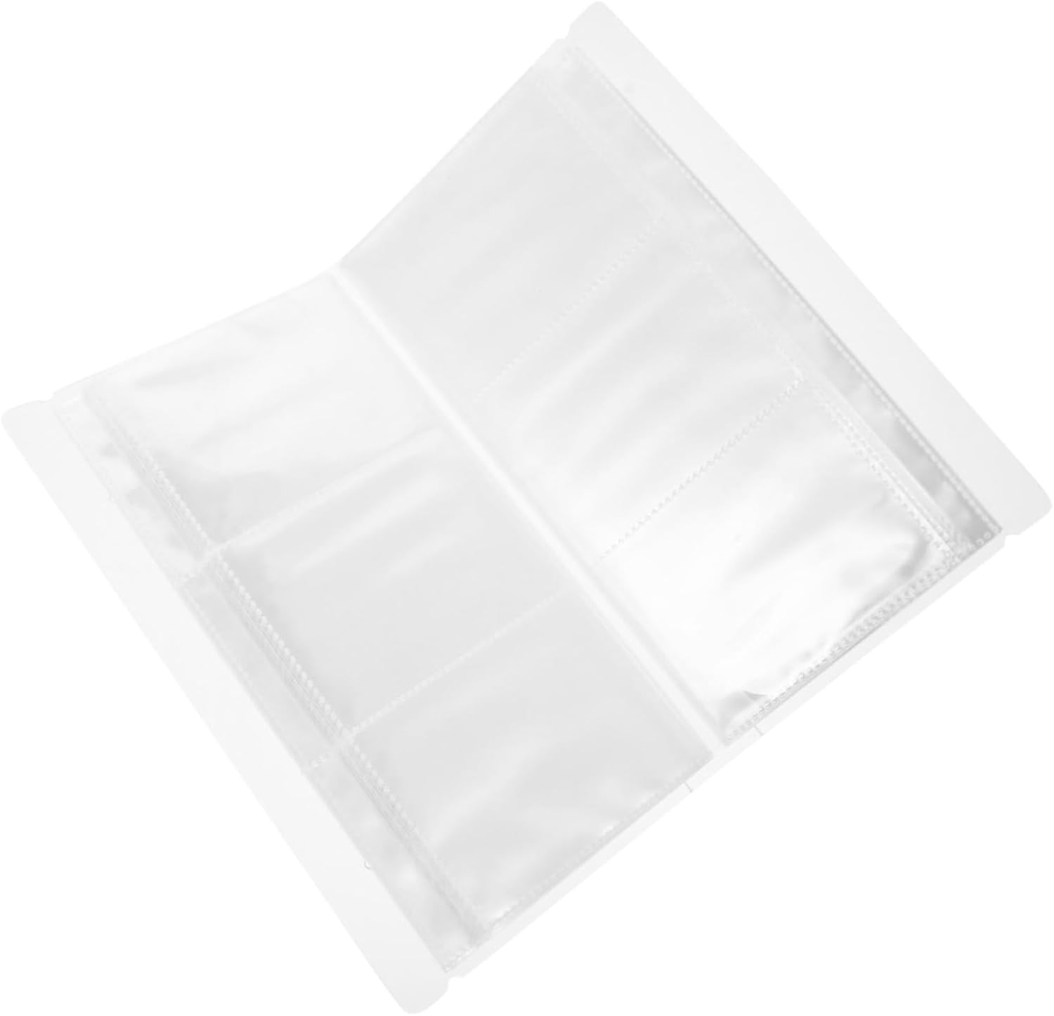 SOLUSTRE 1Pc Transparent Postcard Album Lightweight Storage for Airline Tickets Concert Tickets More Multipurpose Visualized Card Organizer