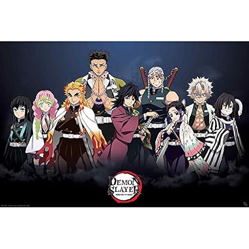 GB Eye GBYDCO060 Maxi Poster Demon Slayer Pillars 61 x 91.5cm | Ya disponible en tu tienda friki favorita! En mundofriki.es!