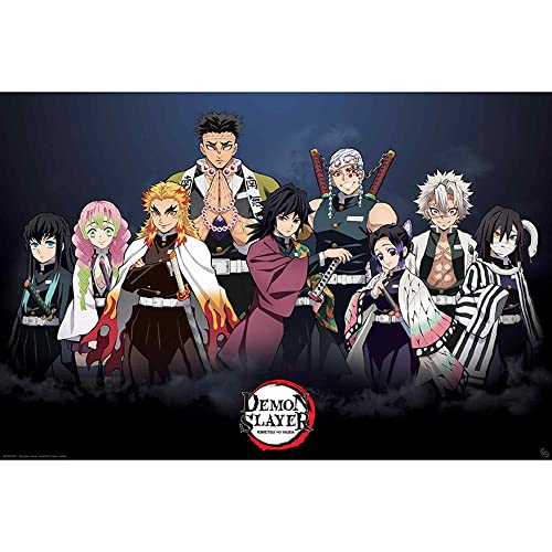 GB Eye GBYDCO060 Maxi Poster Demon Slayer Pillars 61 x 91.5cm