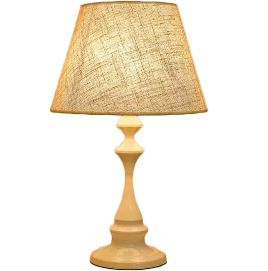 Lampa stołowa Lampy stołowe Lampka stołowa Lampka nocna Metalowa prosta lampka nocna z abażurem z tkaniny Lampa na biurko Lampka na biurko Nowoczesna lampa na stolik nocny Lampa na biurko (kolor: A