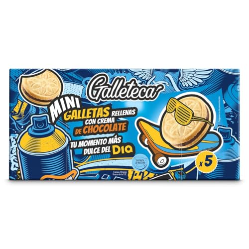 Mini galletas rellenas de crema de chocolate Galleteca de Dia caja 220 g