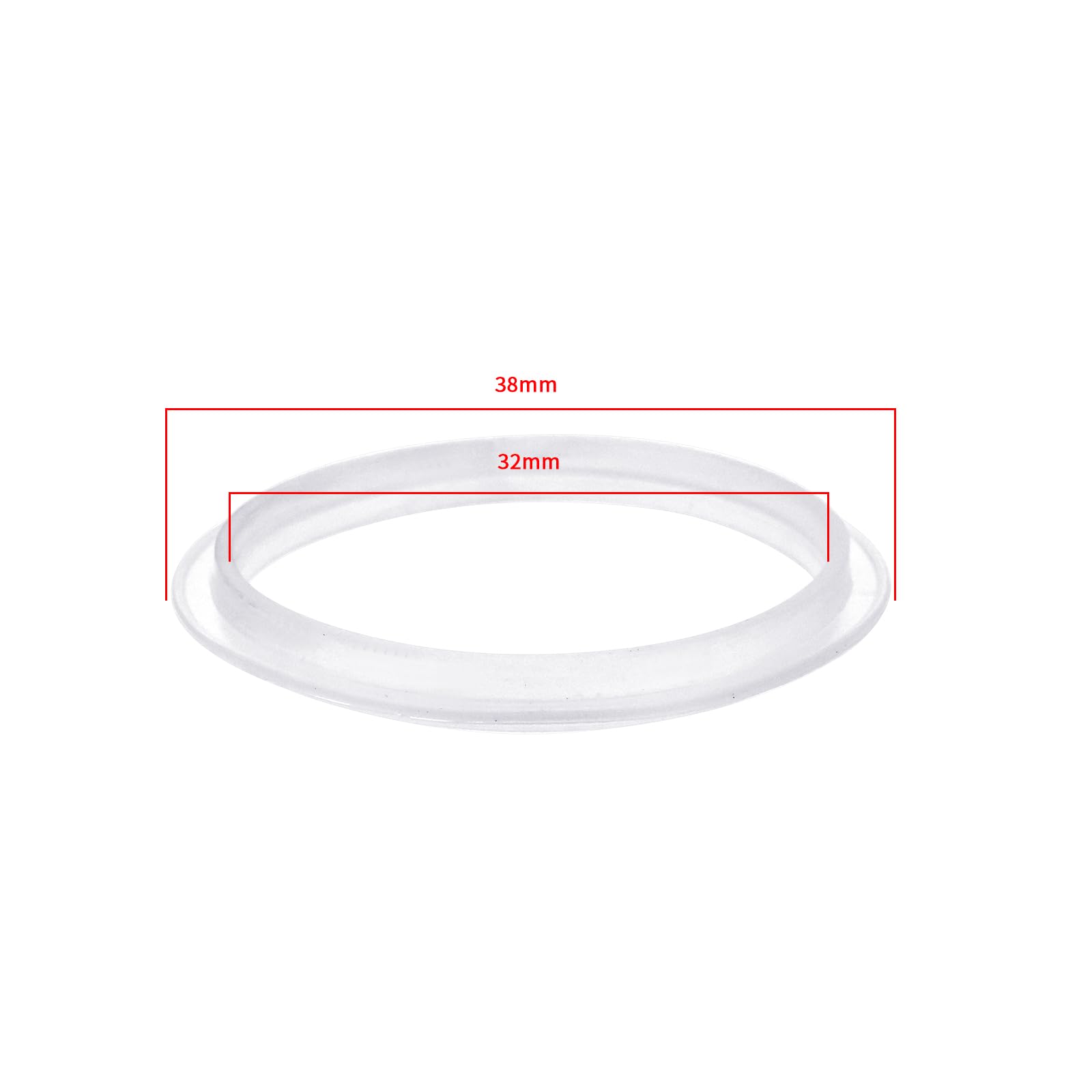 EMSea 10PCS Silicone O-Rings Gasket Inner Diameter 32mm Outer Diameter 38mm Sink Plug Rubber Seal Suitable for The Drainage Plug of Push-Type Pop Up Wash Basin for Bathroom - Image 4