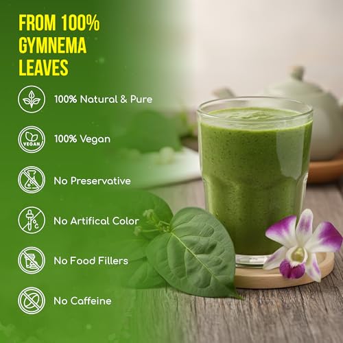 Image of FreshDrinkUS, Premium 16oz Gymnema Leaves Powder, 100% Natural & Pure, Herbal Tea, Daily Infusion Botanical, No Sugar, No Caffeine, No Gluten, Vegan. Rich in Antioxidants.