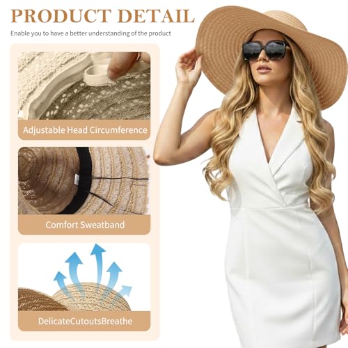 Sombrero de Verano Plegable con Ala Ancha y Protección UPF 50+ miniatura 4