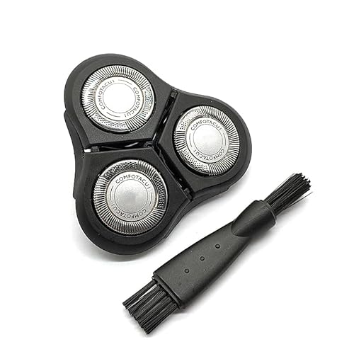 Razor Parts RQ11 Replacement Razor Head Compatible with Philips RQ1195 RQ1160CC RQ1180X RQ1185 RQ1190X RQ1185CC RQ1168 Razor Blades