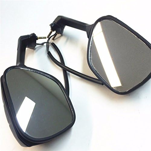 New OEM Aftermarket Mirrors for Suzuki GSXR600 750 2009 2010 2011 2012 GSXR1000 Black with Yellow LED light Turn Signals