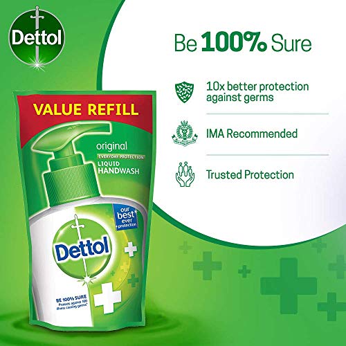 Dettol-Germ-Protection-Handwash-Refill-Original-175ml-Pack-of-3 Dettol Germ Protection Handwash Refill, Original- 175ml (Pack of 3)
