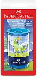 Apontador com Depósito, Dinossauro, Faber-Castell, SM/123DINOZF