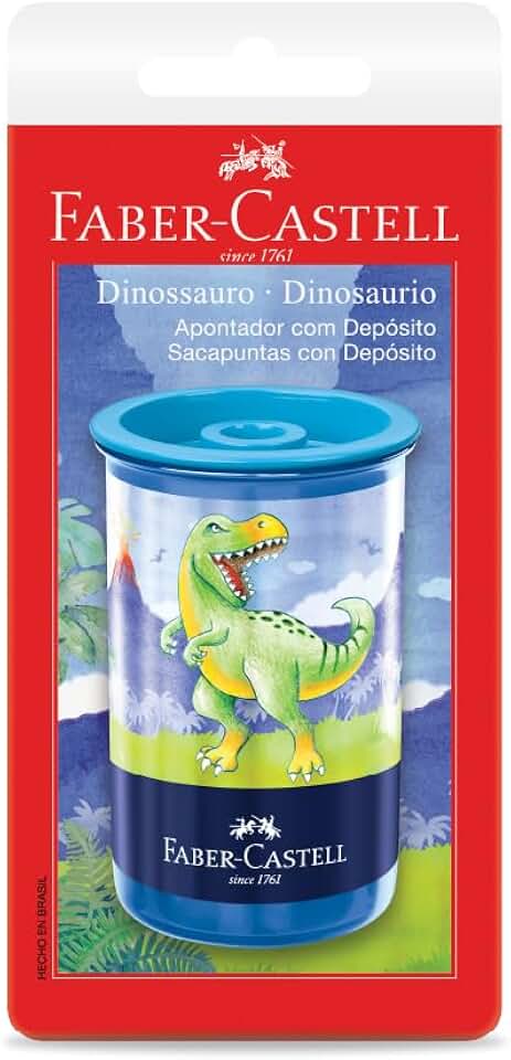 Apontador com Depósito, Dinossauro, Faber-Castell, SM/123DINOZF