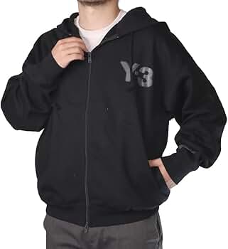 Amazon.co.jp: [ワイスリー] パーカー ユニセックス LOGO ZIP