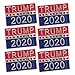 Produktbild Amosfun Trump 2020 Brosche Amerika Präsident Legierung Brosche Party Label Pin für Hut Kleidung 6 Stücke