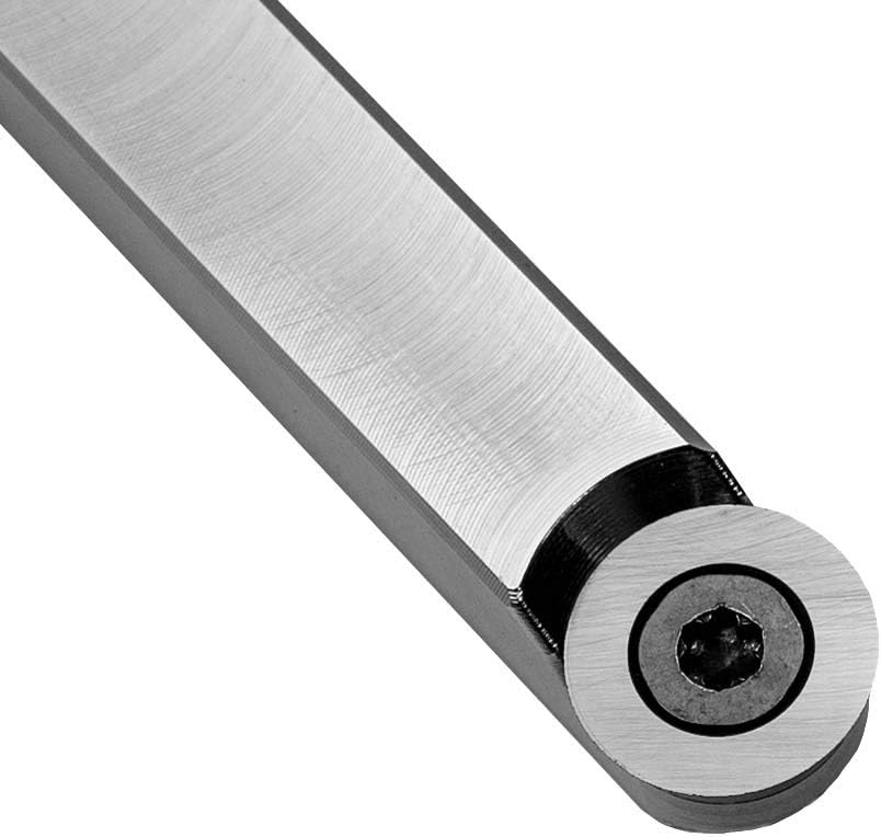 Simple Woodturning Tools - Simple Turner & Hollower Carbide Wood Turning Lathe Tool With 9/16 Round Flat Top Carbide Cutter, Screw and star wrench, Unahandled, USA Made