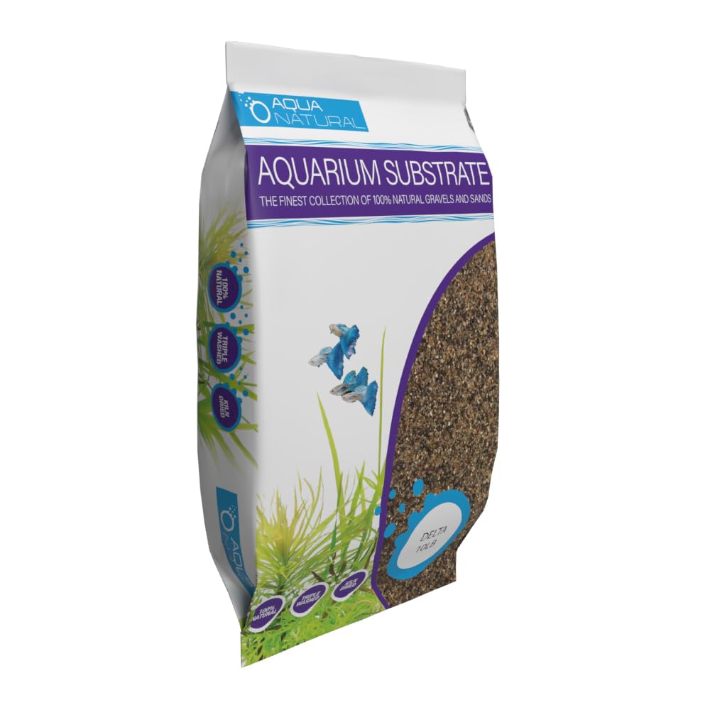 Aqua Natural Delta Sand Substrat pour Aquascaping, Aquariums, Vivariums et Terrariums 4,5 kg