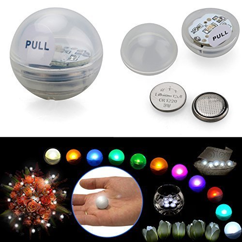 Kitosun Magical Light Berry Led Ball Floating Led Vase Light Firefly Effect Glowing Pearl With Battery 3/4 Diamter For Baby Shower Wedding Centerpiece Floral (Pack Of 12) (Green) #TOP4