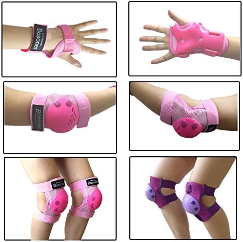 Kids/Youth Knee Pad Elbow Pads Guards Protective Gear Set for Roller Skates Cycling BMX Bike Skateboard Inline Skatings Scooter Riding Sports — view 3