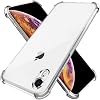 KZY Contact iPhone Xr Compatible with Cover Transparent Airbag Antishock Corner Protected Silicone Case