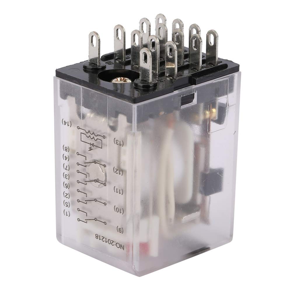 BEMM4C Mini relé electromagnético de 14 pines 5A, relé intermedio (24 V CA)